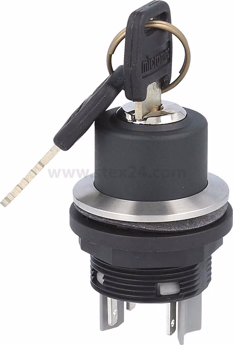 Georg Schlegel Chiave di sicurezza a scatto, 2S rotonda, SHORTRON Connettore piatto 2,8 mm x 0,8 mm - 1 pezzo