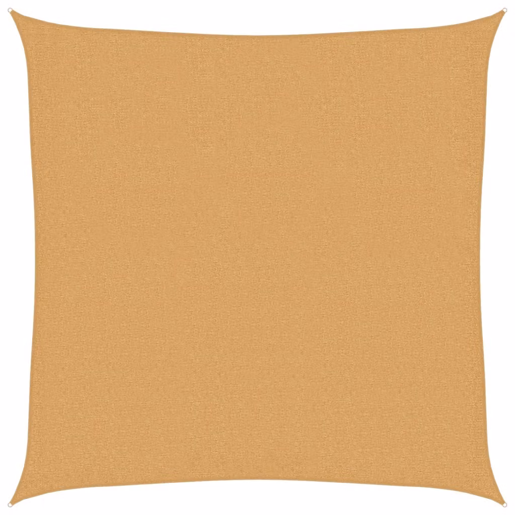 Vela Parasole 160 g/m² Quadrata Sabbia 3x3 m in HDPE