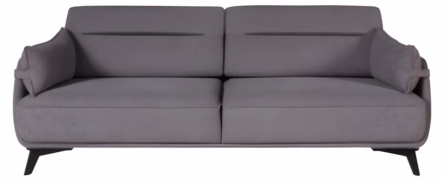 Polstersofa Dreisitzgarnitur Dreisitzer 3er-Sofa Dreisitzcouch Sofa Grau