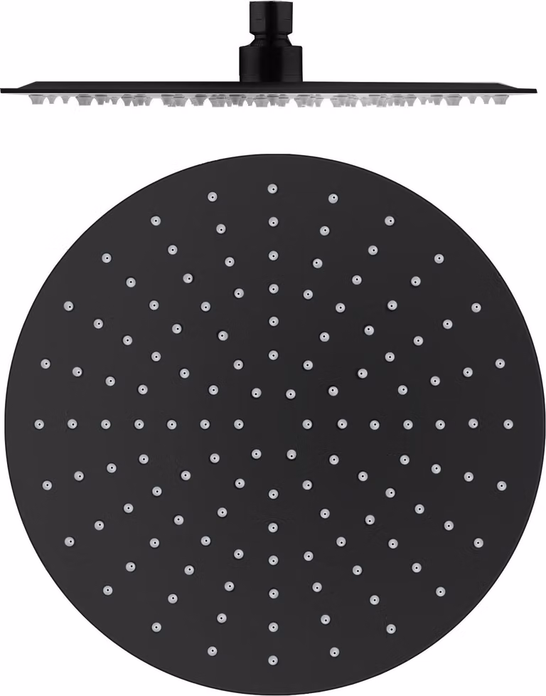 Soffione doccia , Nero - opaco KS0001CMAT, RAV Slezák