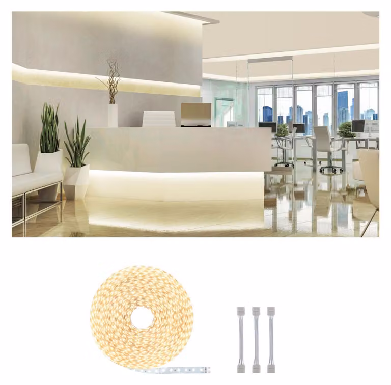 Paulmann MaxLED 500: Striscia LED, luce bianca calda, confezione singola