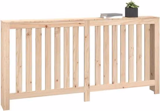 Copritermosifone in legno massello 169 x 19 x 84 cm