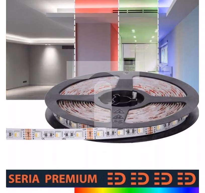 Striscia LED Prescot, 4in1 RGB, bianco freddo, 12V, 60 LED/metro