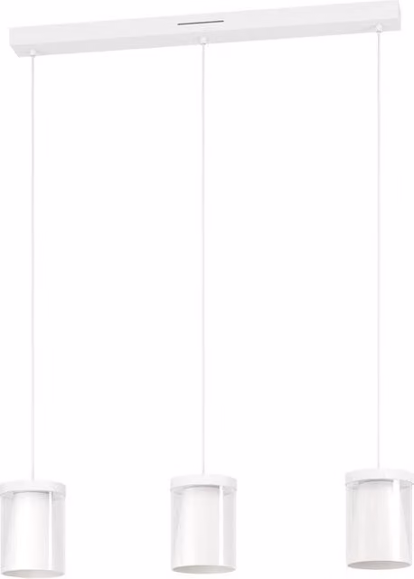 Lampadario a sospensione LED Chiusello-Z design EGLO bianco con 3 temperature di colore e 1500 lumen