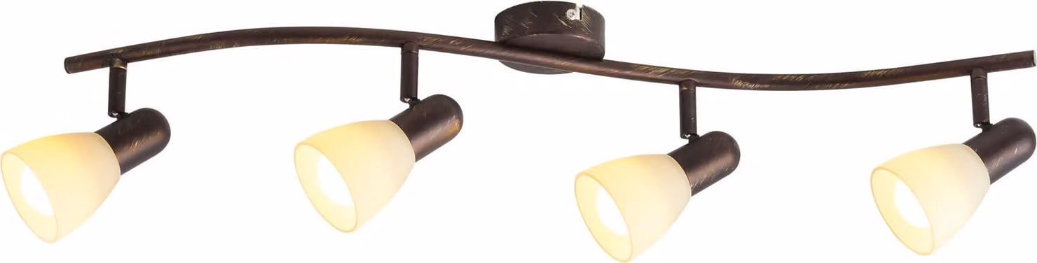 Striscia luminosa bronzo antico / crema E14 4x40W Soma 6594 Rabalux