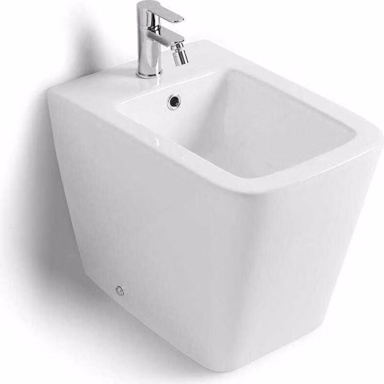 Bidet a terra in Vetroceramica filo muro | Rock
