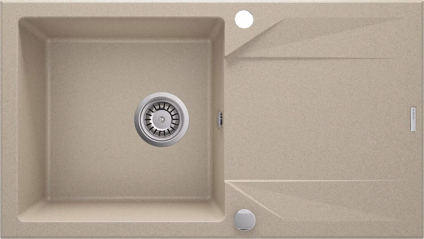 1-bowl granite sink with drainer