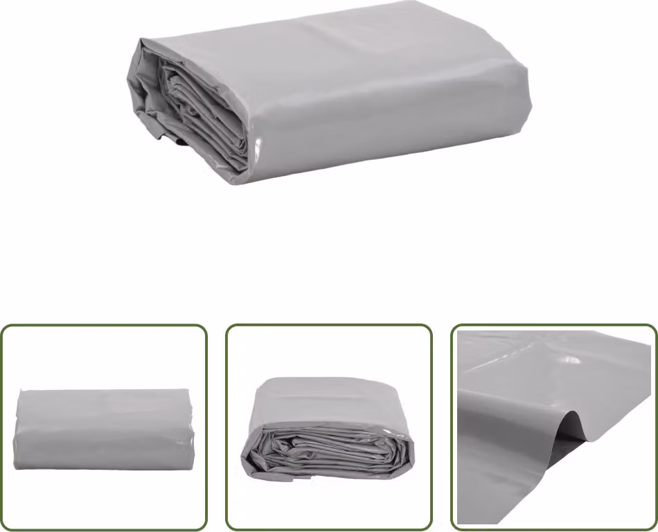 The Living Store telone grigio 2,5x3,5 m 650 g/m²