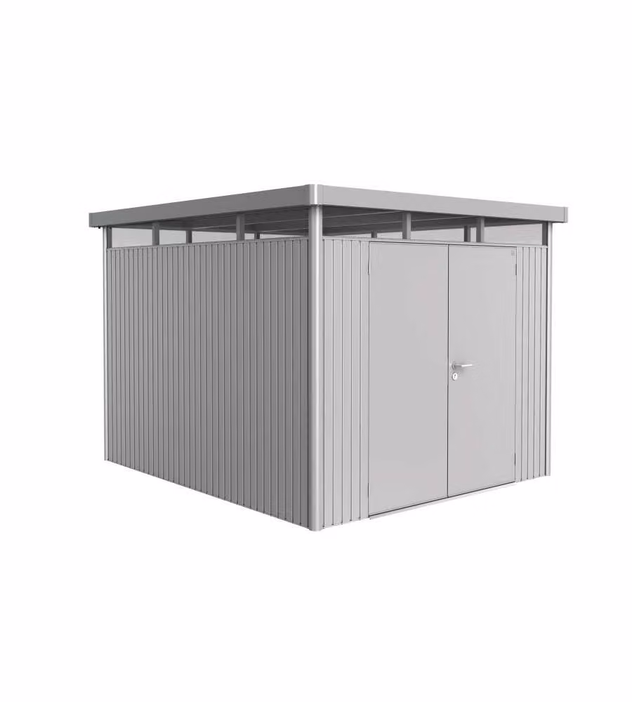 Casetta HighLine Misura H5 argento met, porta a due battenti