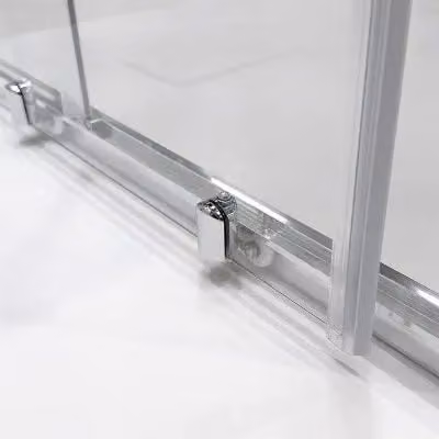 Box doccia Tay a 3 lati con porta scorrevole trasparente INBAGNO L: 130 cm, P: 80 cm, H: 195 cm