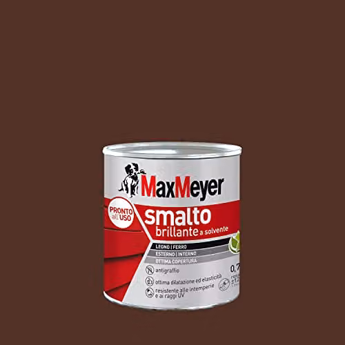 MaxMeyer Smalto a Solvente Brillante Marrone R8016 0,750 l