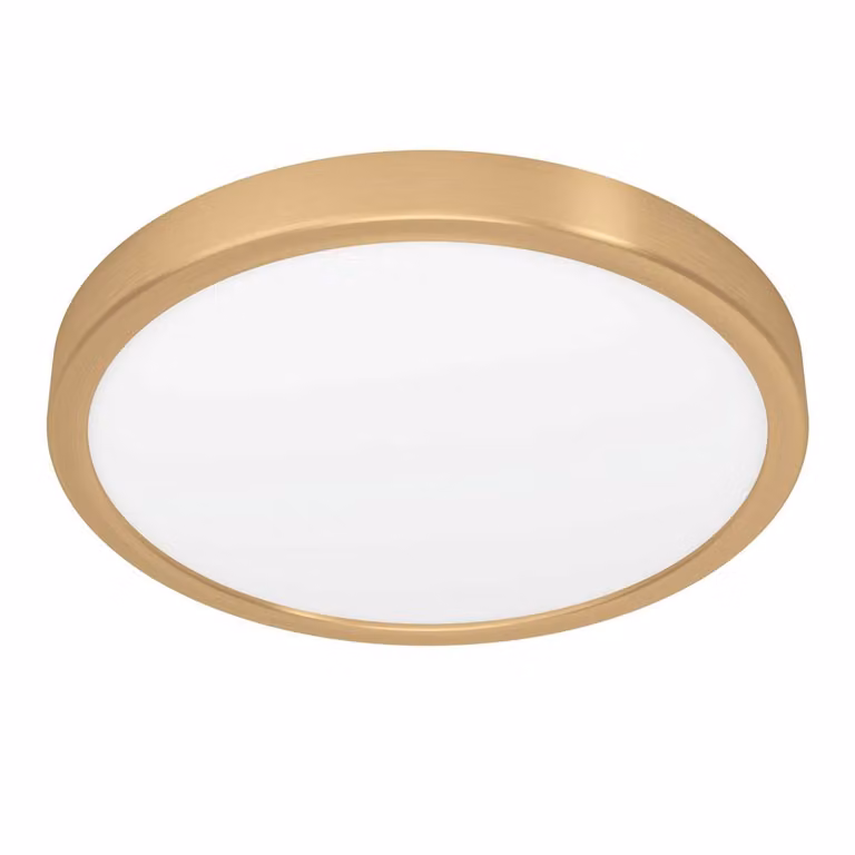Eglo 900182 FUEVA 5 LED plafoniera 20,5W Ø285mm Ottone-spazzolato Bianco caldo