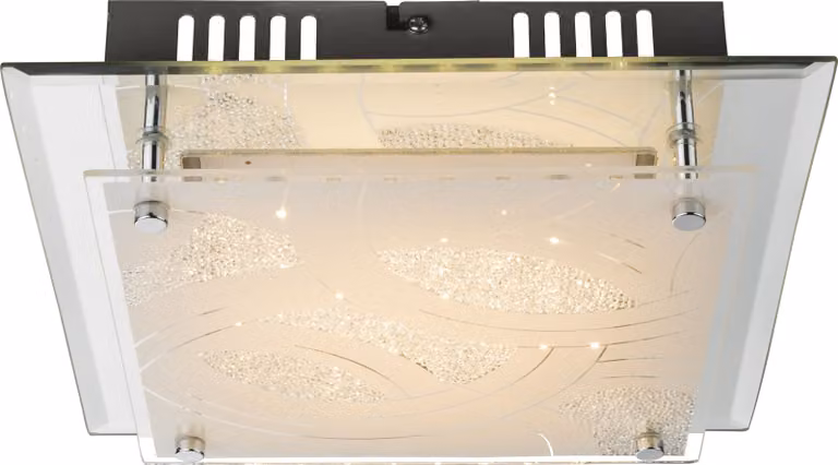 Lampada a sospensione Globo Noir II, cromata, 1 LED; codice prodotto: 48211-12