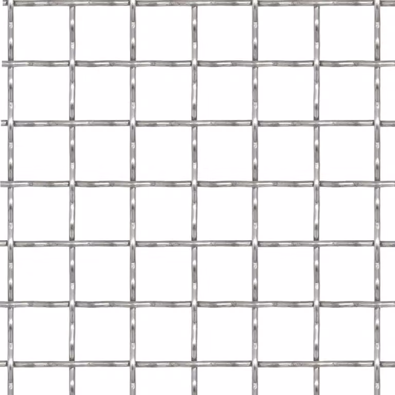 Recinzione in Rete Modulare in Acciaio Inox 100x85cm 31x31x3mm