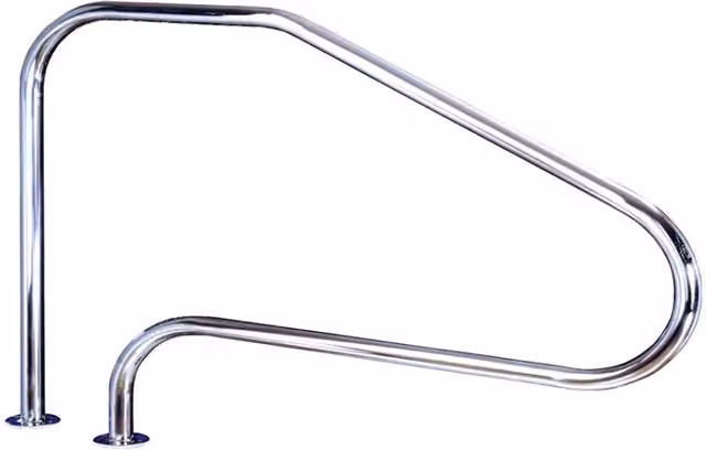 Mancorrente Piscina Inox 316 43 Mm Con Piastra Di Fissaggio