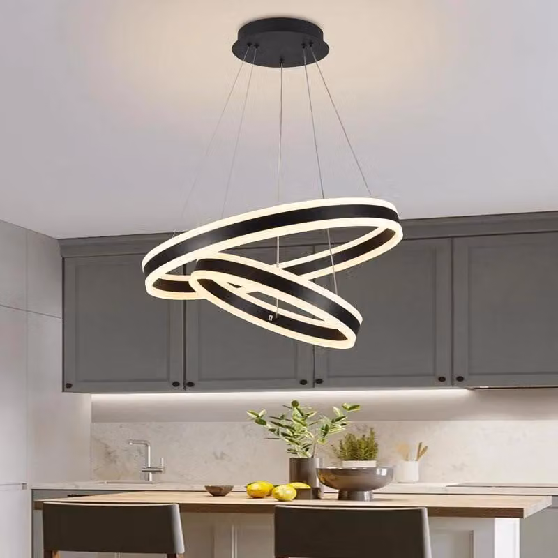 Lampada a sospensione LED con telecomando, 135W