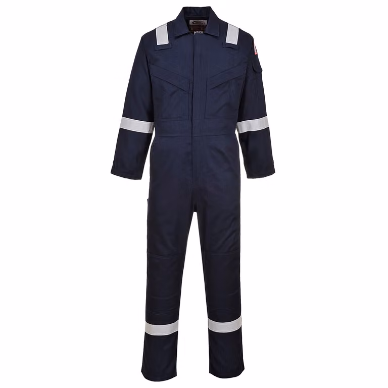 Portwest FR21 Tuta superleggera e antistatica 210g Navy Taglia XL