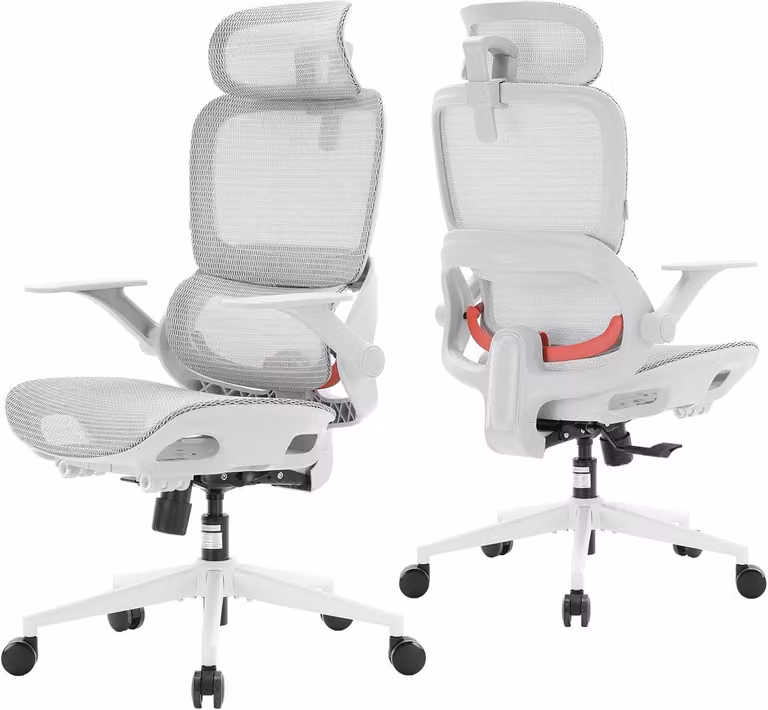 Sedia ergonomica da ufficio - Sedia da ufficio con poggiatesta - Sedia da ufficio - Sedia da lavoro - Sedia girevole
