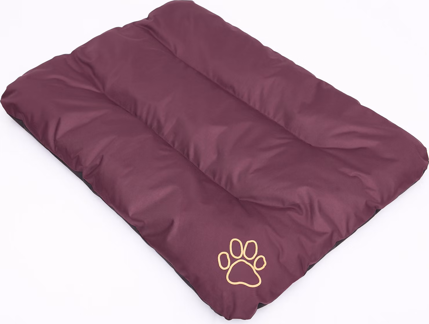 Cuscino per cani Materasso per cani Posto letto per cani Letto per animali domestici Cuscino per cani Letto per gatti - Eco - 100 x 70 cm [taglia: XL] - Bordeaux