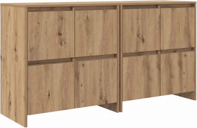 Credenza | Sideboards 2 pcs rovere artigianale 70 x 41 x 75 cm