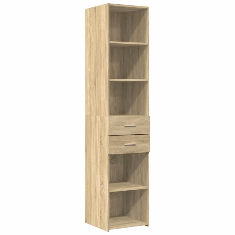 Credenza Rovere Sonoma 40x42,5x185 cm in Legno Multistrato