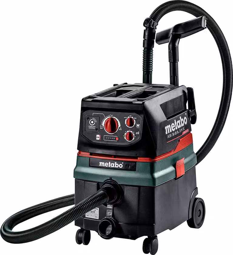 Metabo Akku Nass- Trockensauger ASR 36-18 BL 25 M SC (ohne Akku, mit Zubehör)