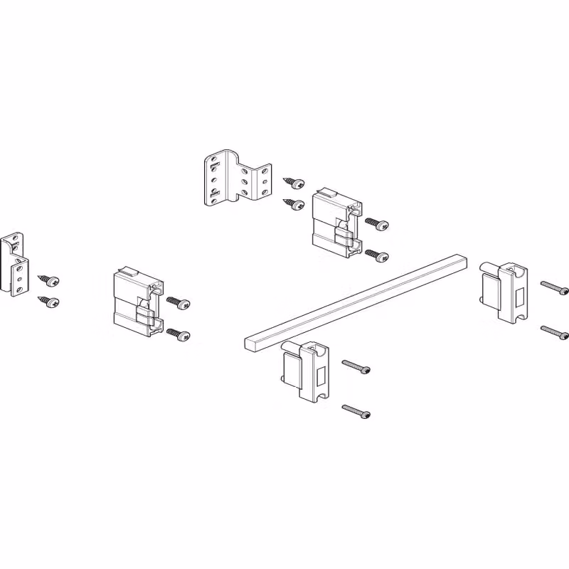 Modulo barra collettrice ABN a incasso 1FB/1RE N/PE con CU 12x10 mm, unipolare, da inserire nel profilo MXSC11231