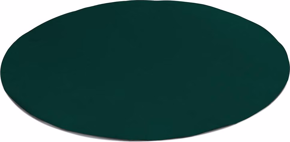 (600g/m²) Telone tondo per camion/telo in PVC senza occhielli (verde RAL6005, 500 cm) Telo per piscina Telone per piscina Sottostrato per piscina Telone protettivo per piscina