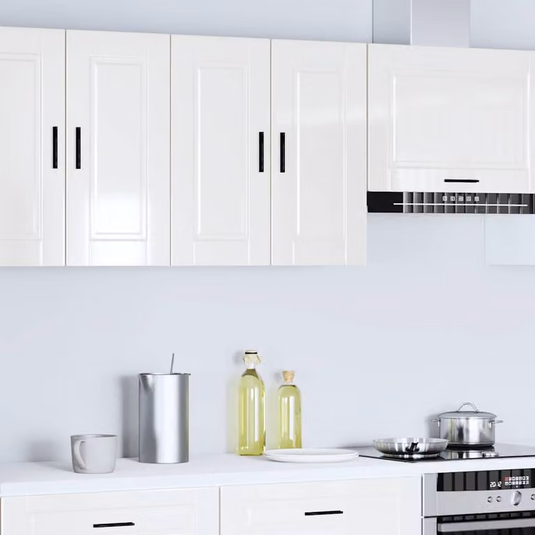 Pensile da Cucina Porto Bianco Lucido in Legno Multistrato