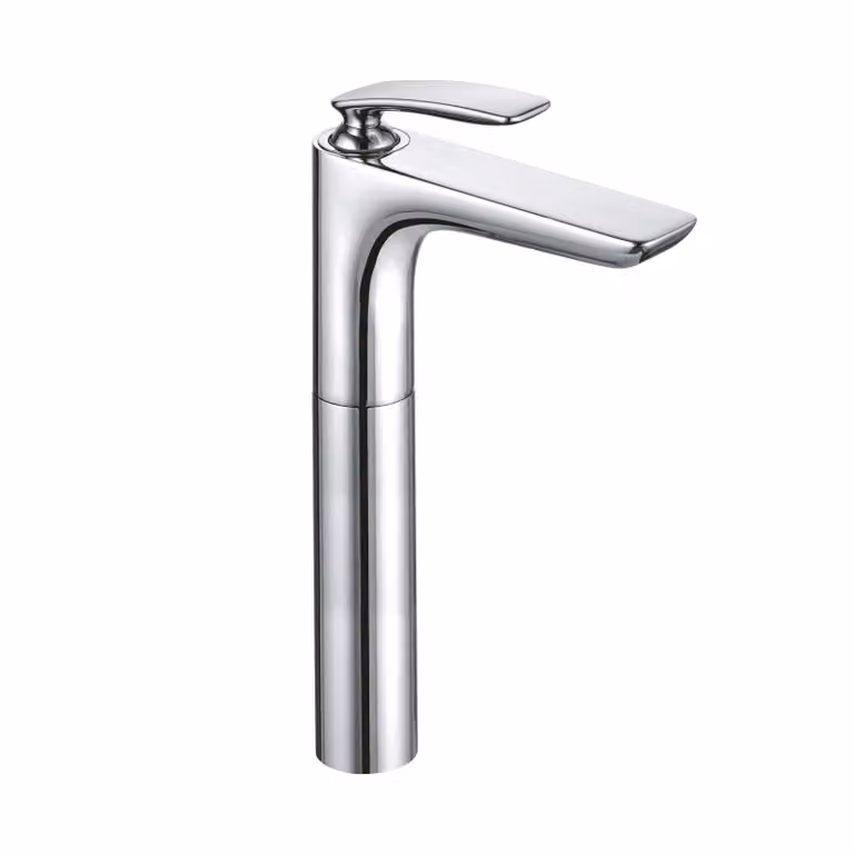 KLUDI BALANCE Mitigeur monocommandé pour vasque, montage monotrou, hauteur de bec 270mm, 5 l/min, 522980575, 522980575