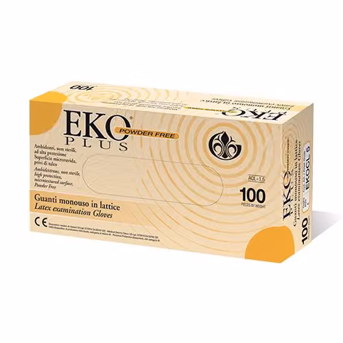 Guanti Lattice Eko Plus Powder Free Pz 100 L