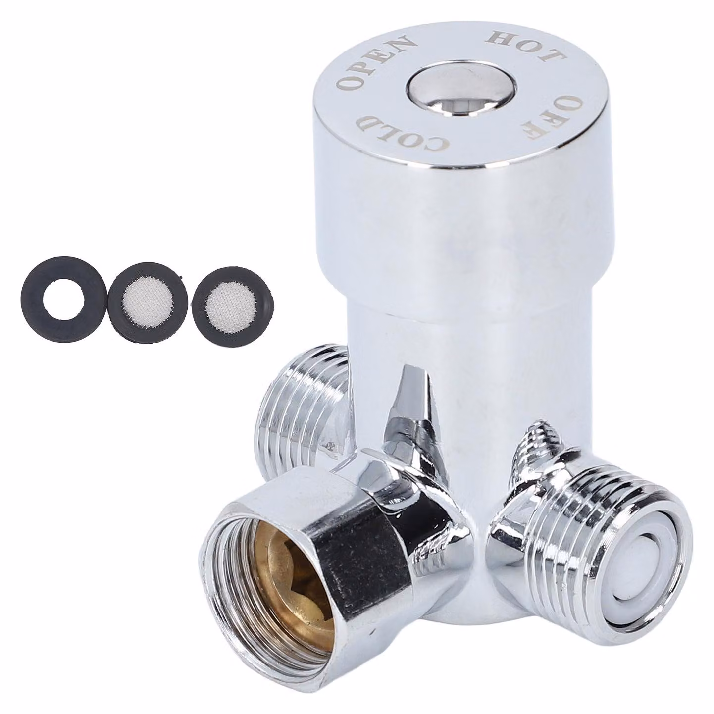 Miscelatore acqua calda-fredda in ottone G1/2 Rubinetto Miscelatore termostatico per sensore automatico