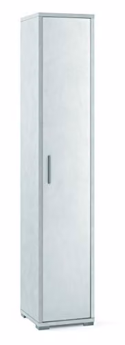 Mobile Colonna 1 Anta H199 L39 P41 Cm colore Bianco Ossido Db381k