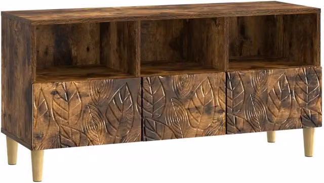 Mobile TV-Credenza per TV 102 x 34,5 x 50 cm Rovere Fumo Legno ingegnerizzato 826841
