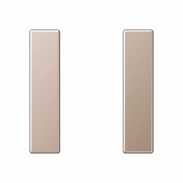 Jung A501TSACH Placca per pulsanti singola, completa, color champagne