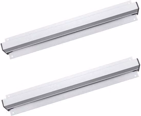 Porta biglietti in alluminio, set da 2, supporti da parete con struttura in alluminio resistente