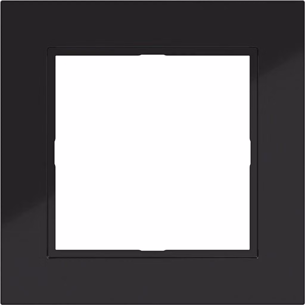 Cornice Hager singola A.1 WAD6100BG nero notte lucido