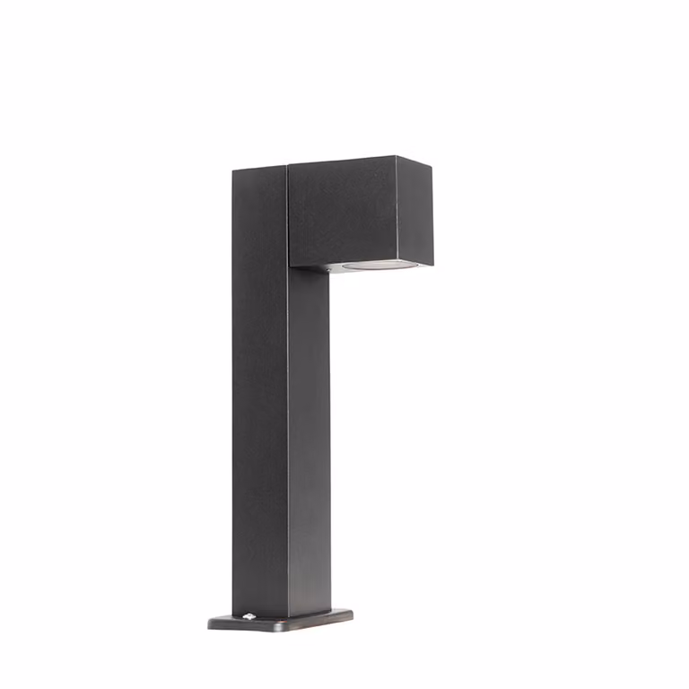 Lampada da esterno industriale a colonna, nera, 35 cm, IP44, Baleno