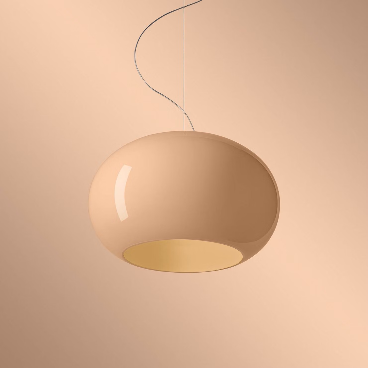 Foscarini Lampada a sospensione Buds 2, Soggiorno / Sala da pranzo, Vetro, Design, Lampada a sospensione