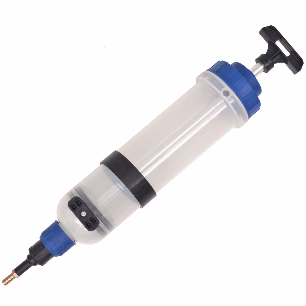 vidaXL Siringa di aspirazione carburante benzina diesel liquido 1500 ml