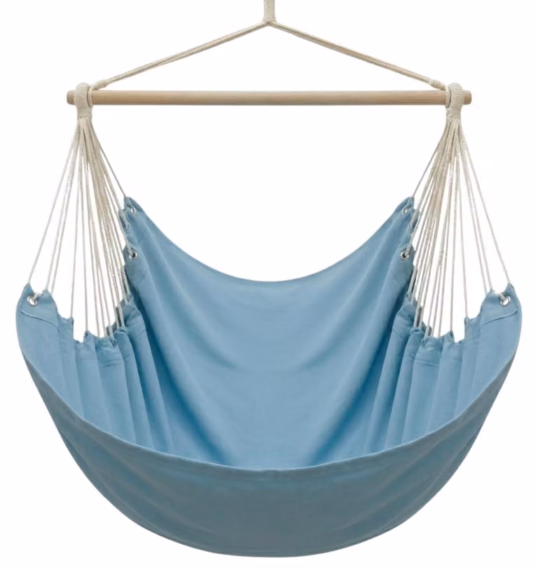 Sedia a dondolo XXL, 185x130 cm - Sedia a dondolo per 2 persone, con portata fino a 150 kg - Comoda poltrona in cotone - Sedia a dondolo relax per interni/esterni - Meccanismo di sospensione robusto - Sedia a dondolo