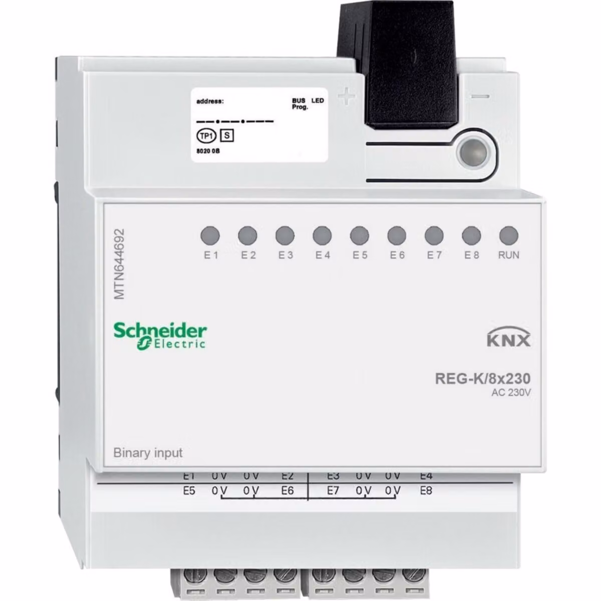 APC Schneider Schneider Electric Ingresso binario REG-K/8x230, MTN644692