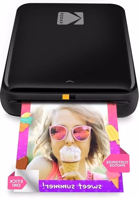 Stampante Fotografica Istantanea Kodak con Tecnologia ZINK, Bluetooth e NFC, Nero