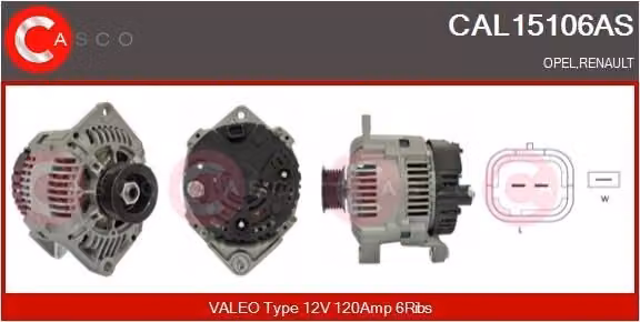 Alternatore 120A