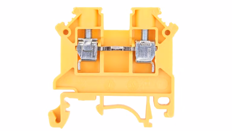 morsetto a 2 fili 4mm2 giallo NUOVO ZSG 1-4,0Nz 11321314