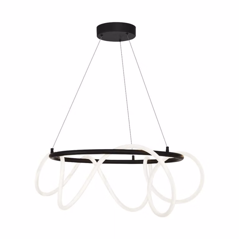 Lampada a sospensione LED 58W BALBO 20006PL-BK, serie Zuma Line