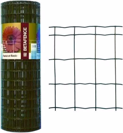 Rete elettrosaldata Pantanet Basic Betafence in acciaio zincato e plasticata colore Verde, Altezza: 104 cm, Lunghezza: 25 m – 1