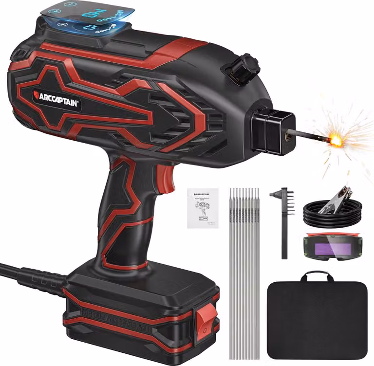 Saldatrice ARC, portatile, display digitale intelligente, ARC140D
