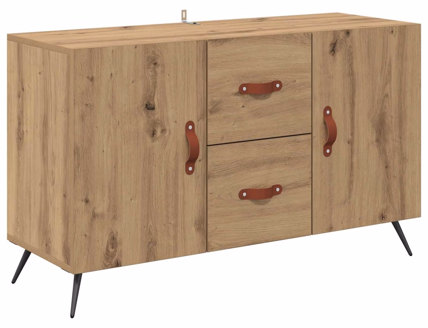 Credenza Rovere artigianale 100 x 36 x 60 cm Legno multistrato