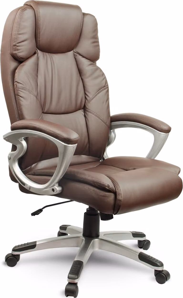 Sofotel EG-227 Sedia da ufficio, ecopelle, marrone